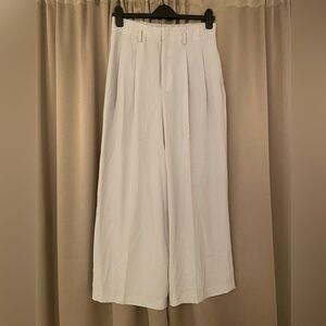 Uniqlo Wide Leg Pants in Light Blue
